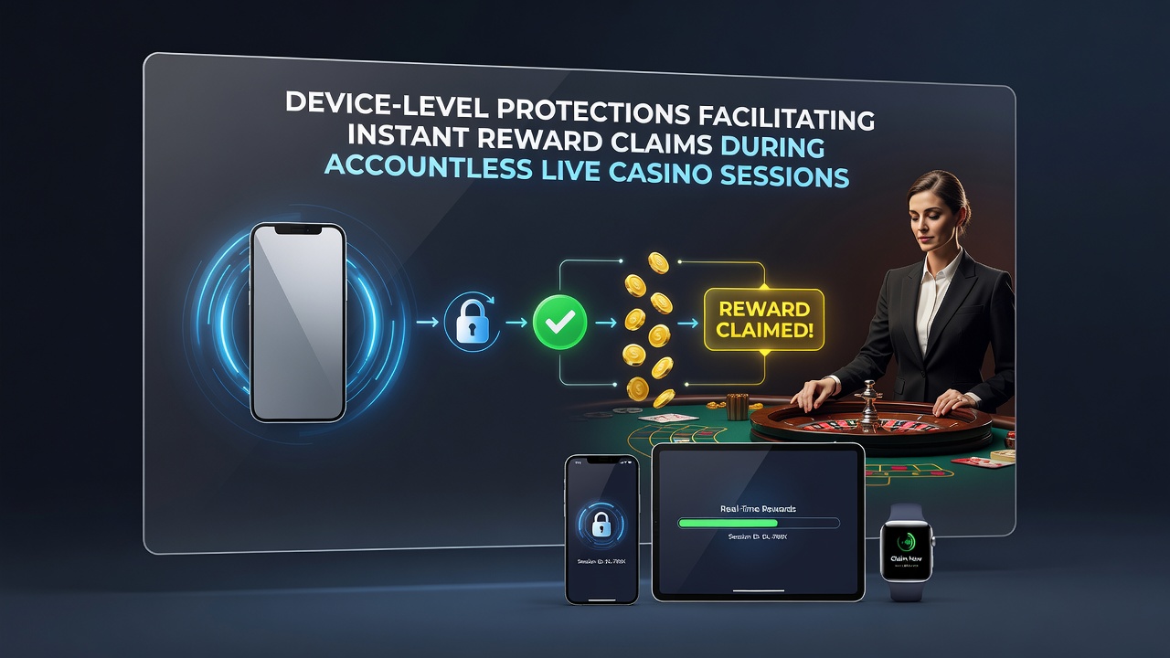Close-up of smartphone hardware security module during casino session