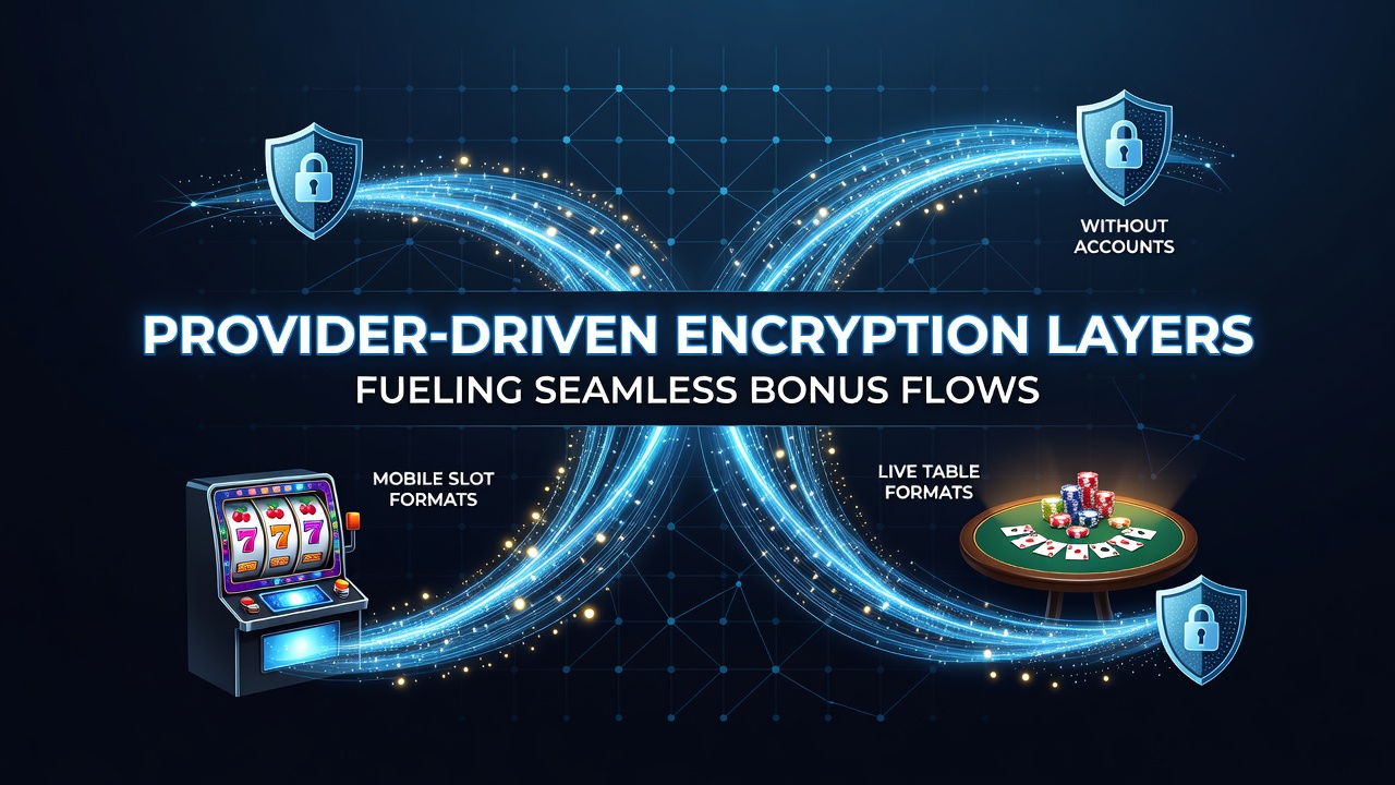 Provider encryption layers securing bonus flows in mobile slot and live table formats without accounts